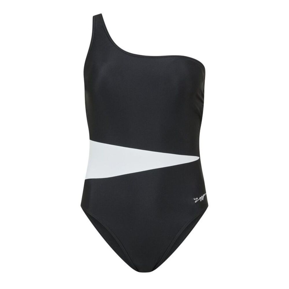 Zoggs Womens/Ladies Colour Block One  One Piece Bathing Suit / Black